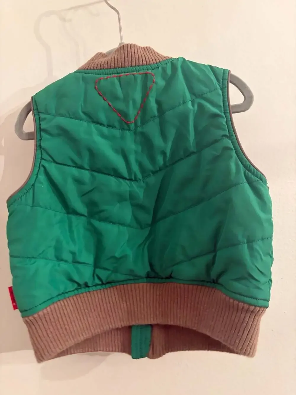 Genuine Kids from OshKosh Green Puffer Vest 12M